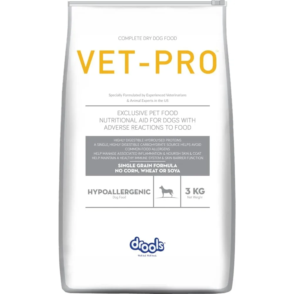 Drools VET PRO Hypoallergenic Adult Dog Dry Food - Image 2