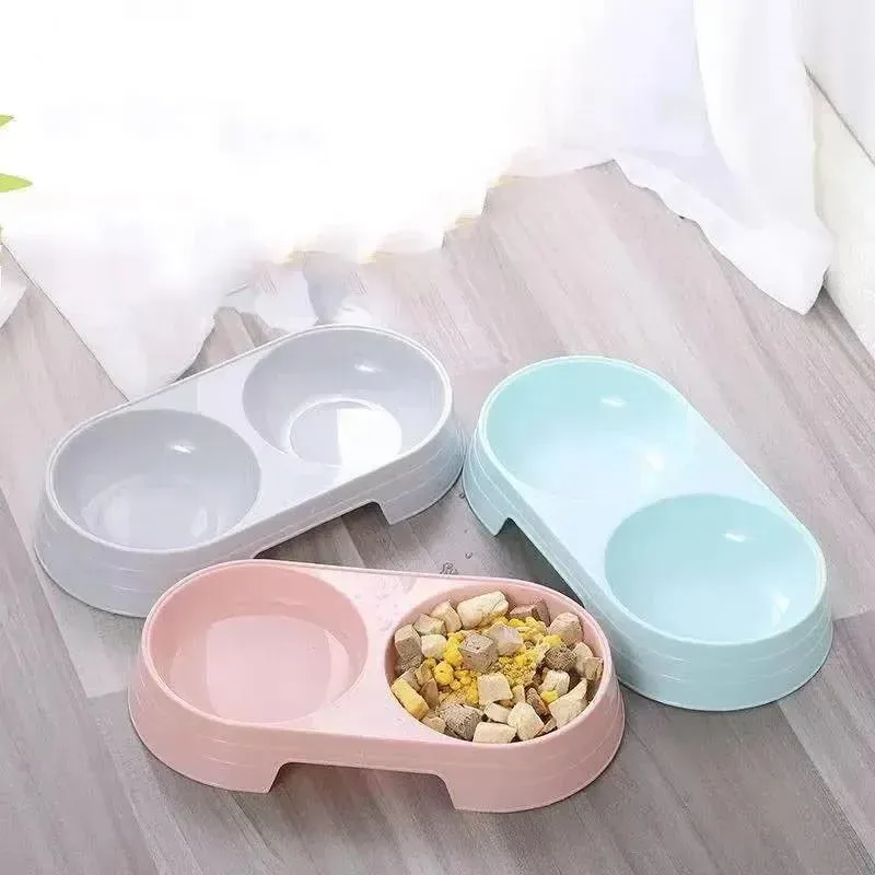 Dual Pet Bowl – Dog & Cat Food and Water Bowl Set - Image 2