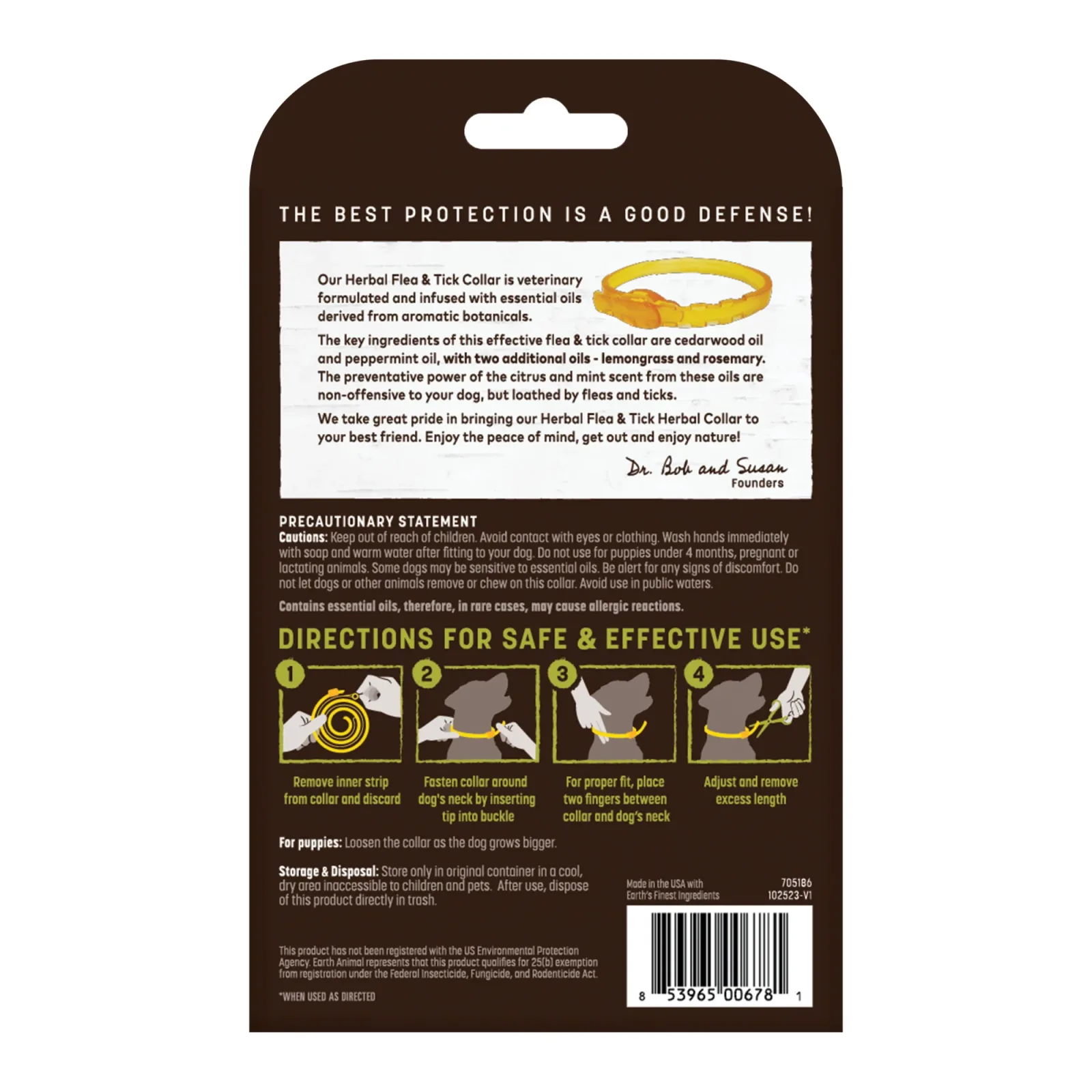 Earth Animal Nature's Protection Flea & Tick Collar for Dogs - Image 2