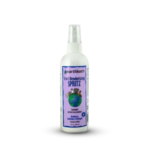 Earthbath 3-IN-1 Deodorizing Spritz for Dogs, Lavender 8oz