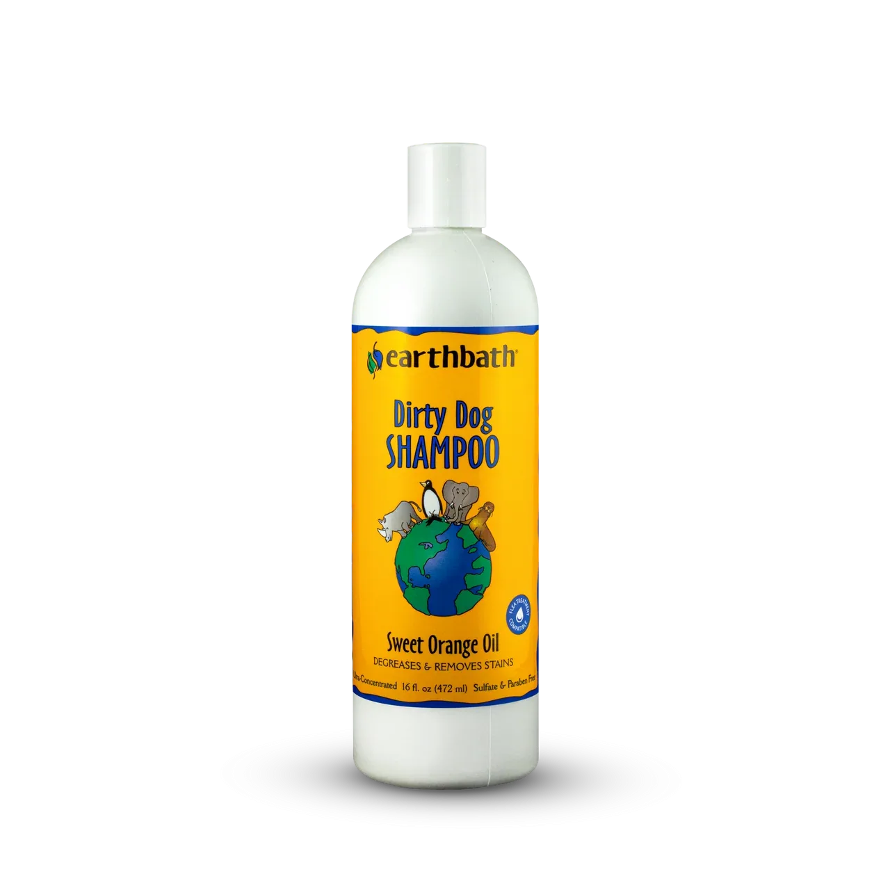 Earthbath Dirty Dog Shampoo, Sweet Orange Oil 16oz