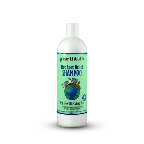 Earthbath Hot Spot Relief Shampoo, Tea Tree & Aloe Vera 16oz - Image 2