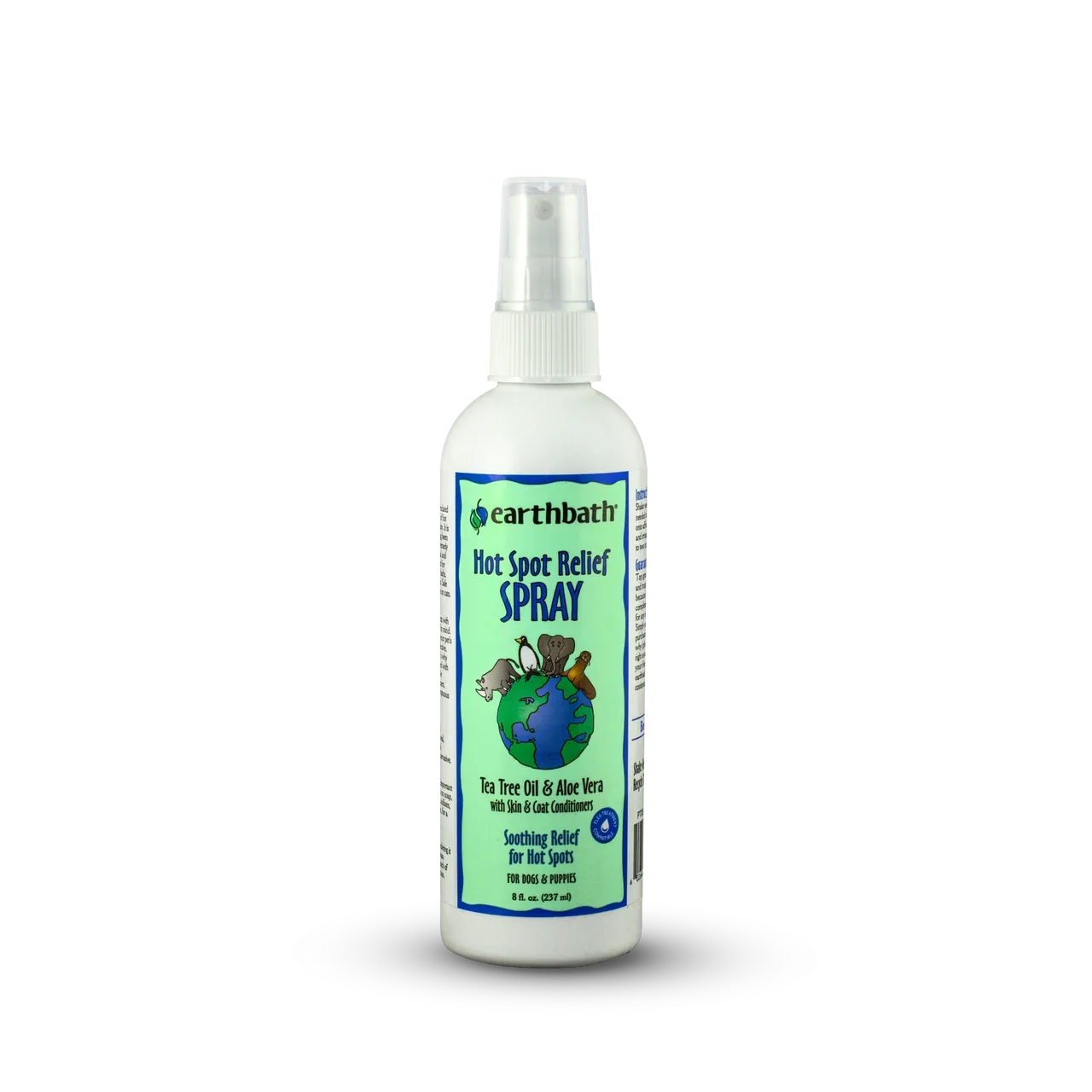 Earthbath Hot Spot Relief Spray for Dogs, Tea Tree & Aloe Vera 8oz