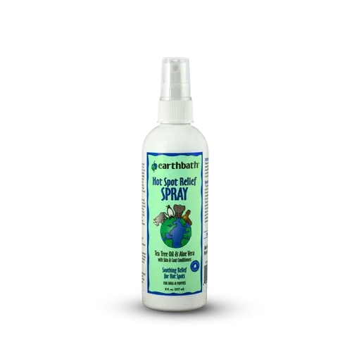 Earthbath Hot Spot Relief Spray for Dogs, Tea Tree & Aloe Vera 8oz - Image 2