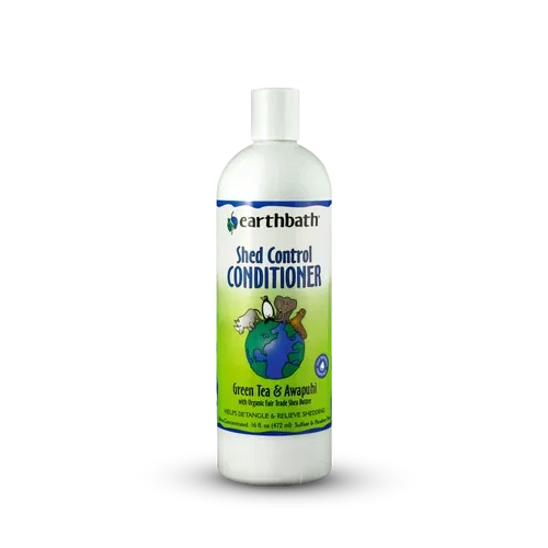 Earthbath Shed Control Conditioner, Green Tea & Awapuhi 16oz - Image 2
