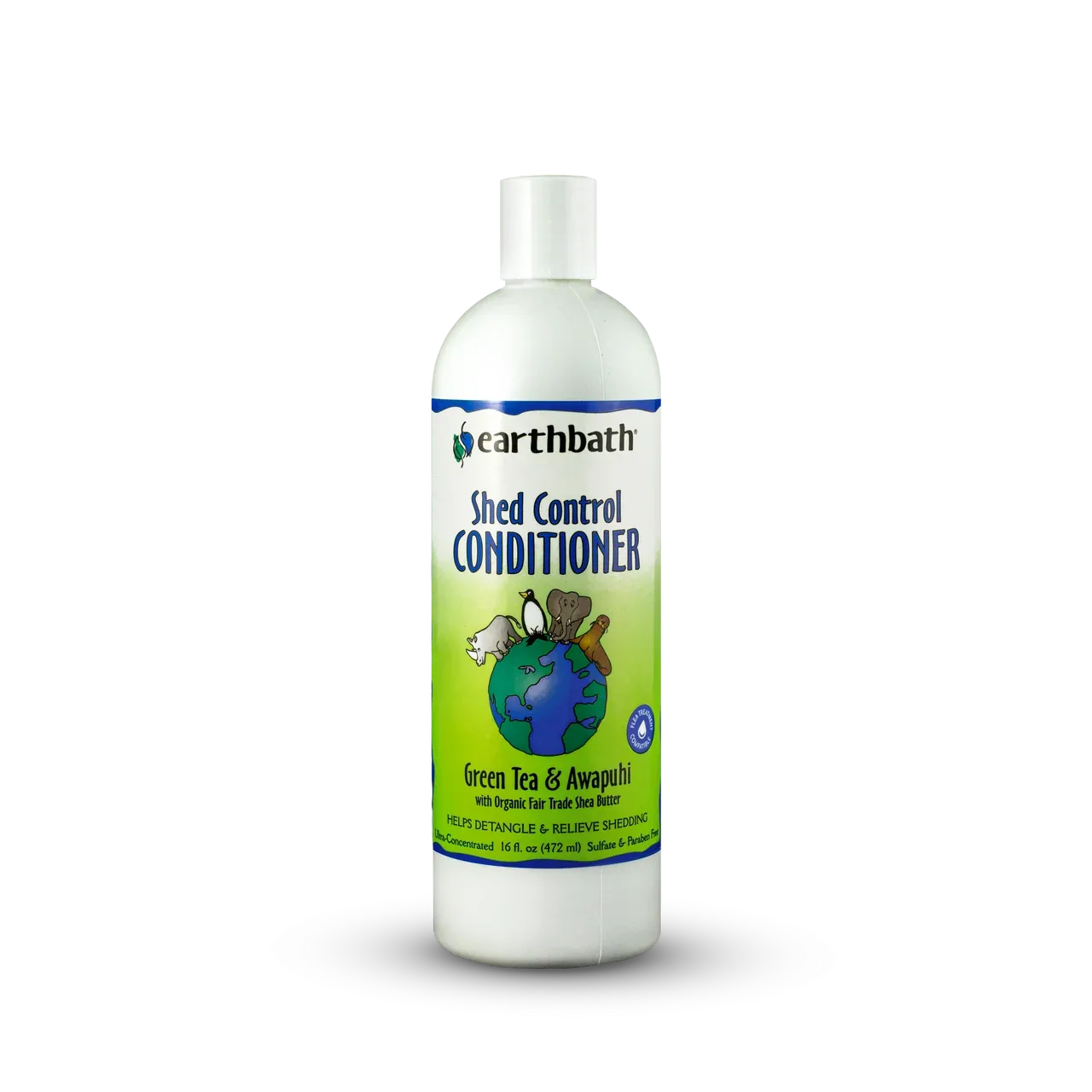 Earthbath Shed Control Conditioner, Green Tea & Awapuhi 16oz