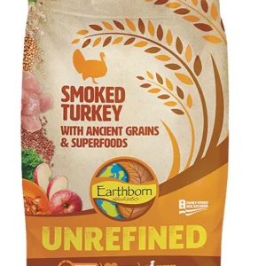 Earthborn Holistic Unrefined Ancient Grains & Superfoods Dry Dog Food Smoked Turkey 4 lb
