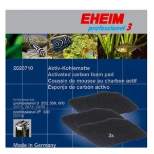 Eheim Professional 3 250/350/600 & 3e 350 Carbon Filter Pads 3pk