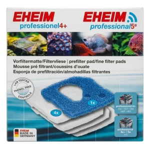 Eheim Replacement Pad Set for All Pro4+, Pro 5e Filters 1 Blue, 4 White Pads