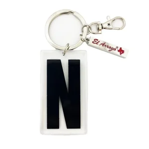 El Arroyo Marquee Letter N Keychain