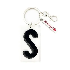 El Arroyo Marquee Letter S Keychain