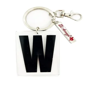 El Arroyo Marquee Letter W Keychain