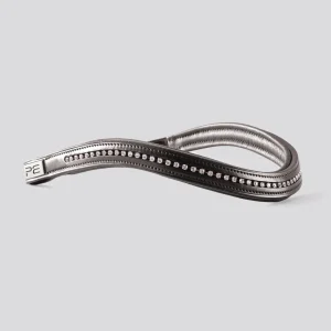 Elaborare Shaped Diamante Browband Brown