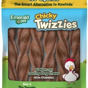 Emerald Pet Chicky Twizzies Natural Dog Chews