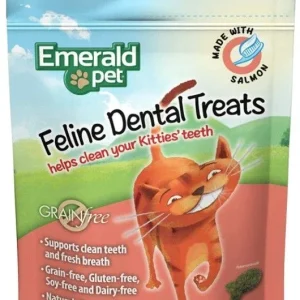 Emerald Pet Feline Dental Treats Salmon Flavor