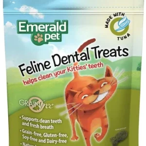 Emerald Pet Feline Dental Treats Tuna Flavor