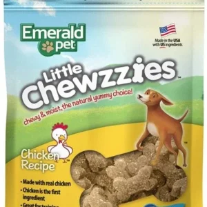 Emerald Pet Little Chewzzies Soft Training Treats Chicken Recipe