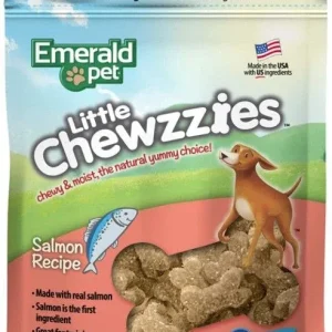 Emerald Pet Little Chewzzies Soft Training Treats Salmon Recipe
