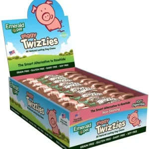 Emerald Pet Piggy Twizzies Natural Dog Chews