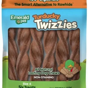 Emerald Pet Turducky Twizzies Natural Dog Chews