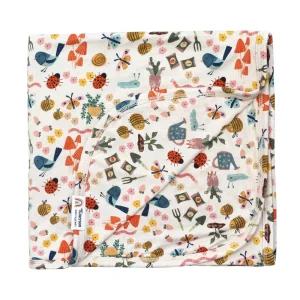 Emerson And Friends Garden Bamboo Blanket