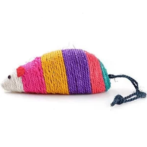 Emily Pets Multi Colour Muse Shaped Sisal Toy for Cats