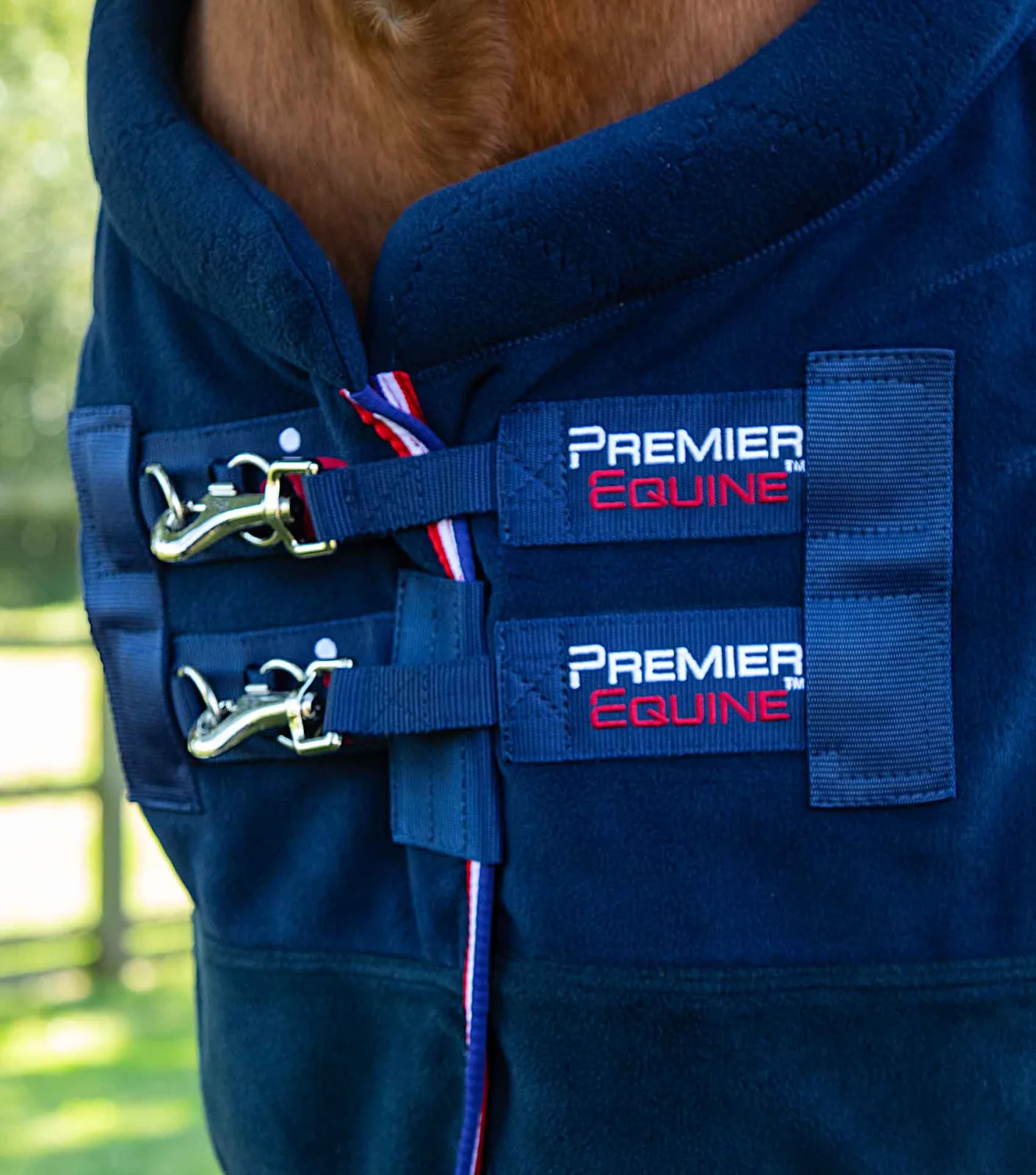 END OF LINE SALE - Buster Fleece Cooler Rug - Vecto Edition Navy - Image 2