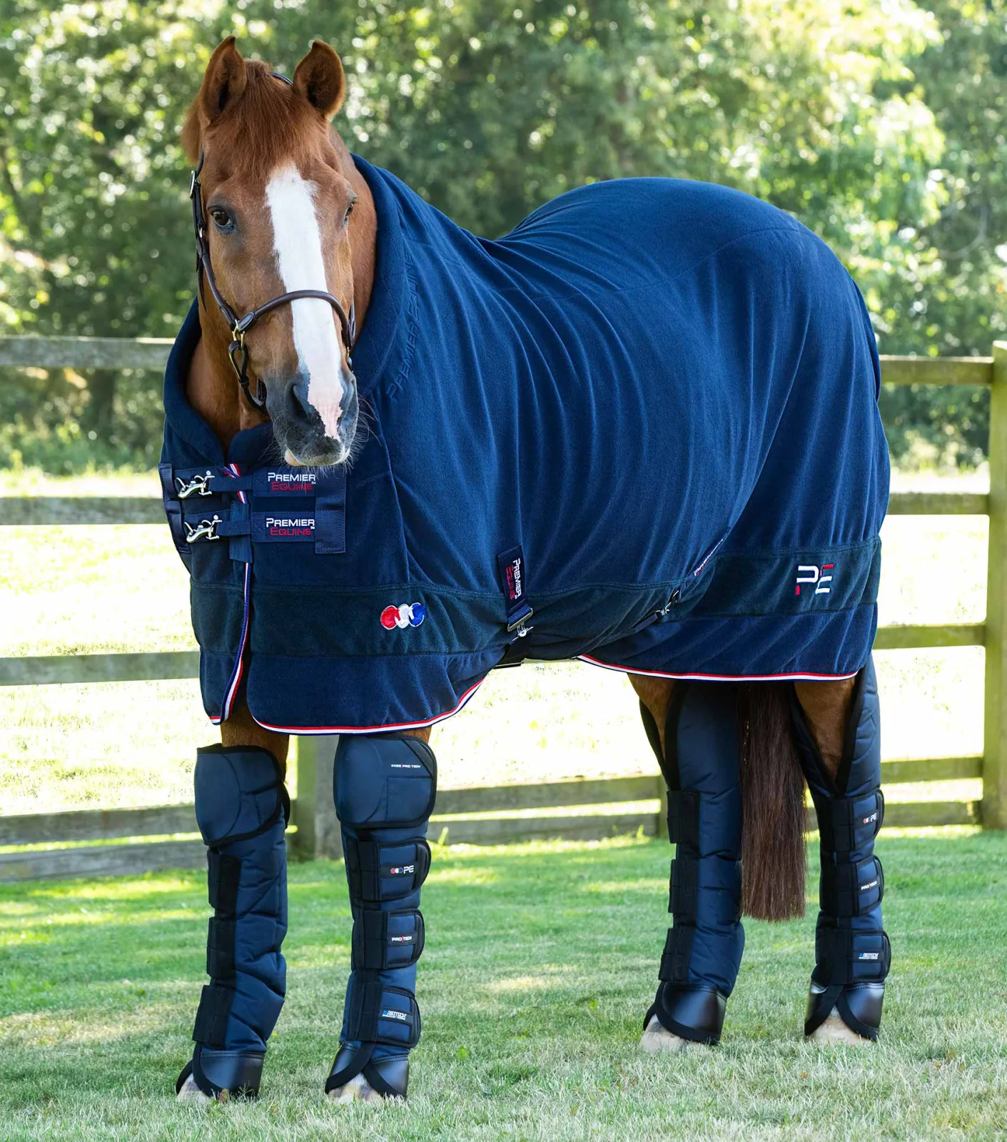 END OF LINE SALE - Buster Fleece Cooler Rug - Vecto Edition Navy