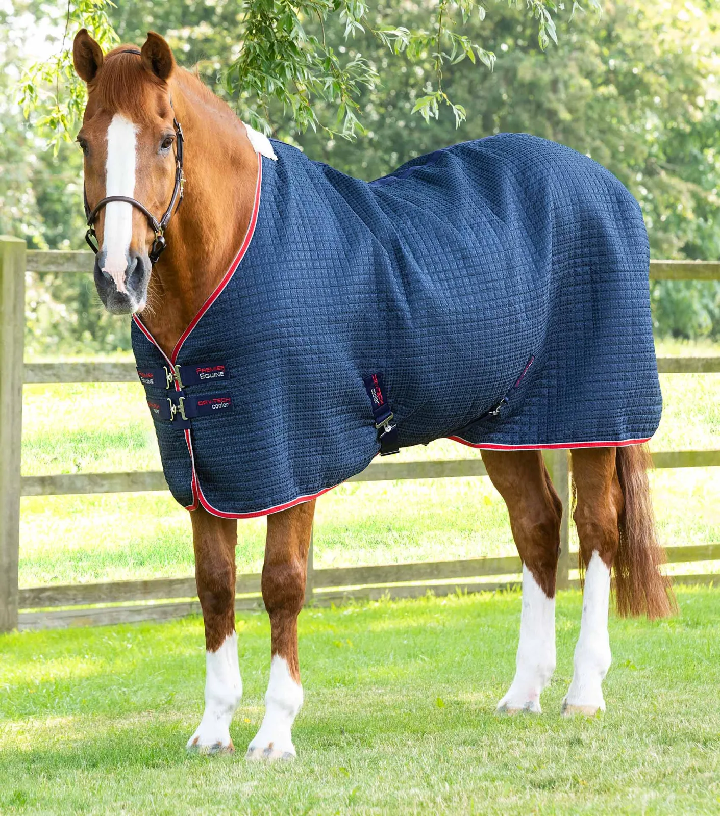END OF LINE SALE- Dry-Tech Horse Cooler Rug Navy
