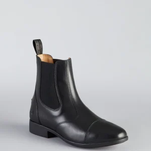 END OF LINE Torlano Leather Chelsea Paddock Boots Black