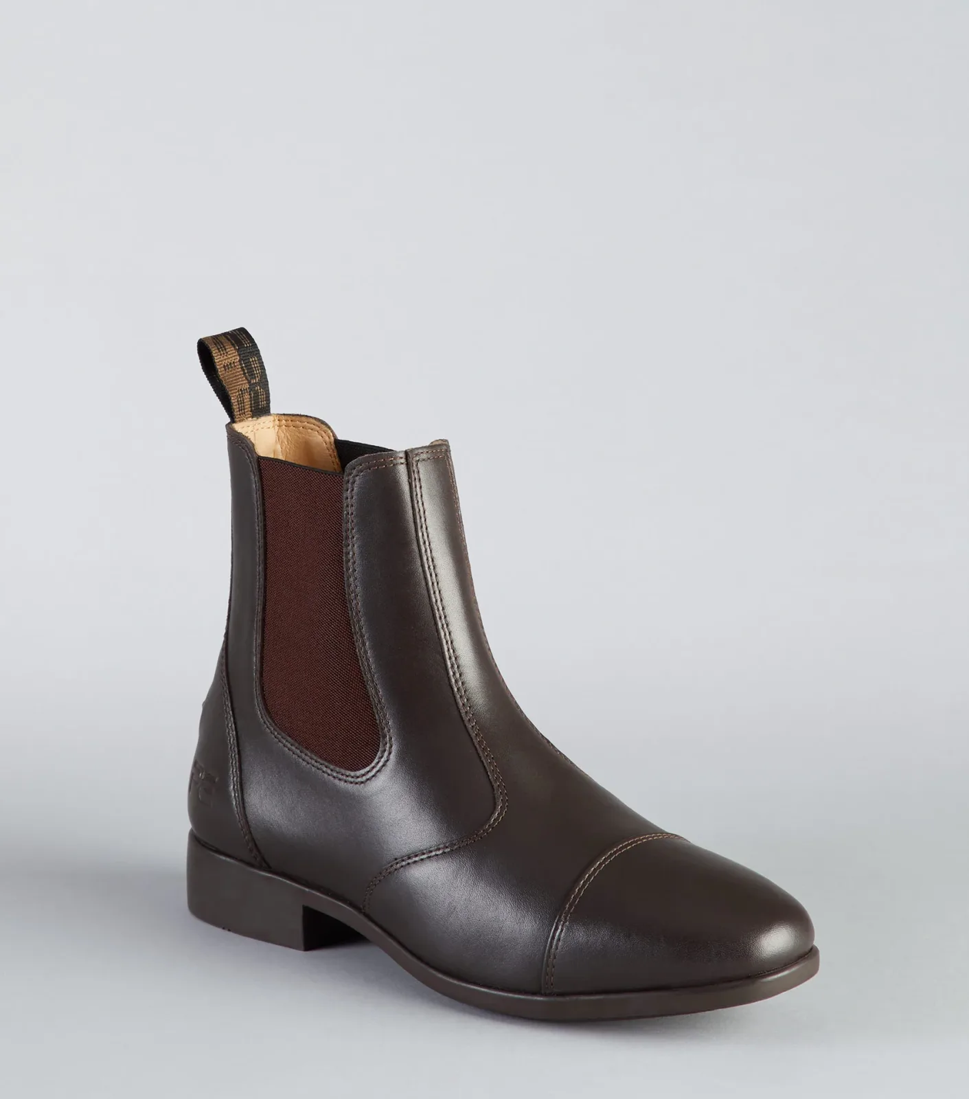 END OF LINE - Torlano Leather Chelsea Paddock Boots Brown