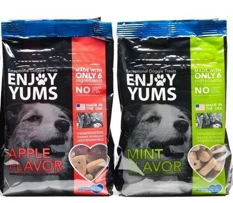 Enjoy Yums Dog Treats 1 lb. Apple