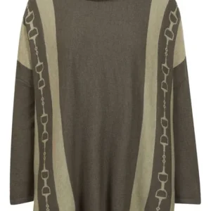 EQL by Kerrits Turtleneck Poncho Sweater