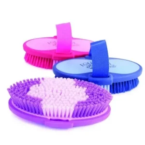 Equestria Sport Body Brush with Strap 7 1/2in Steel