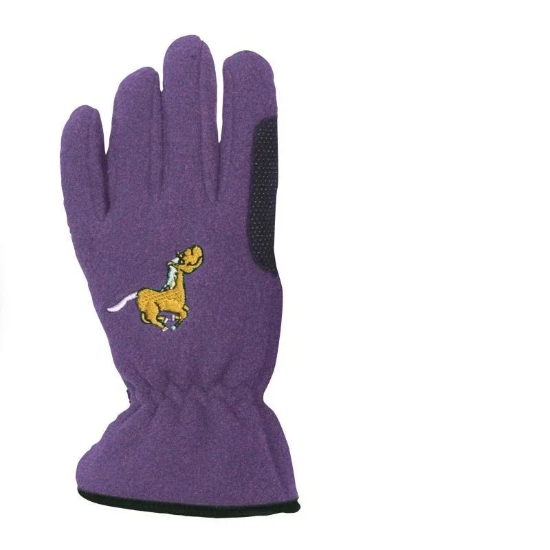 Equi-Star Kids Pony Fleece Gloves - Image 2