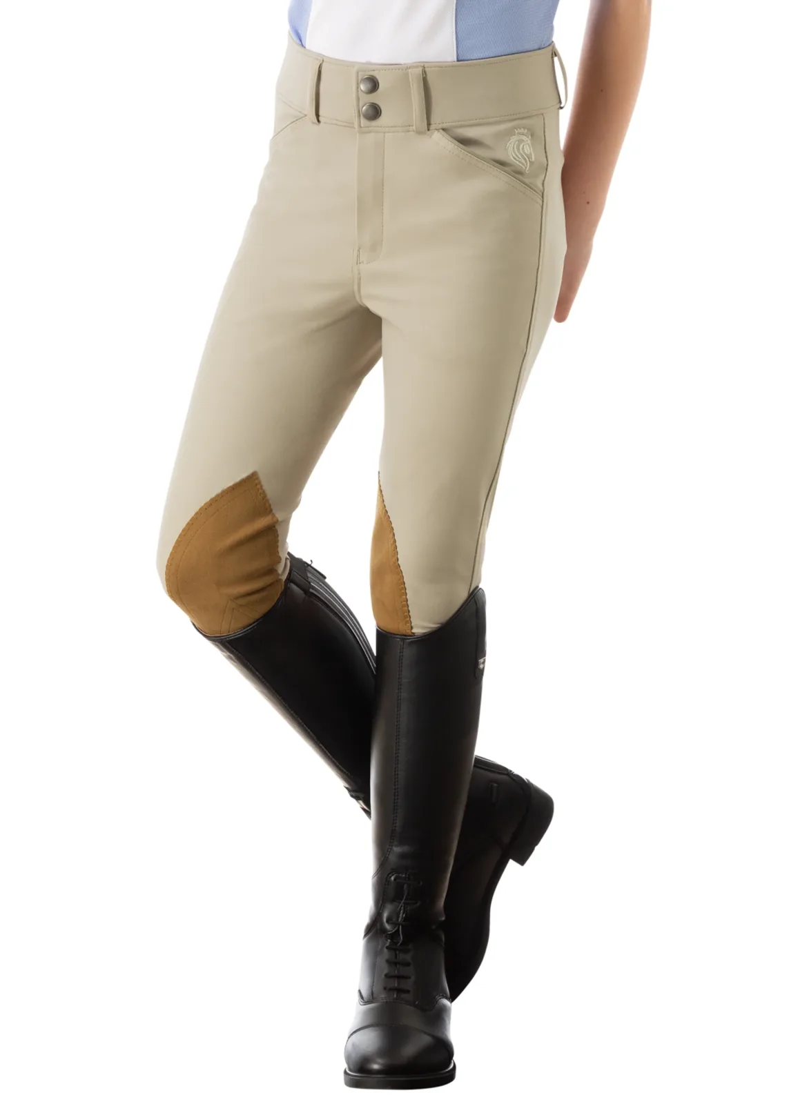 Equinavia Tuva Kids’ Show Knee-Patch Breech - Image 2