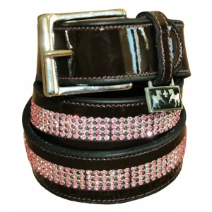 Equine Couture Bling Patent Leather Belt