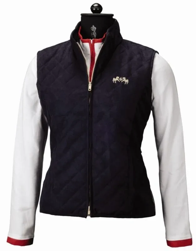 Equine Couture Spinnaker Micro Suede Vest