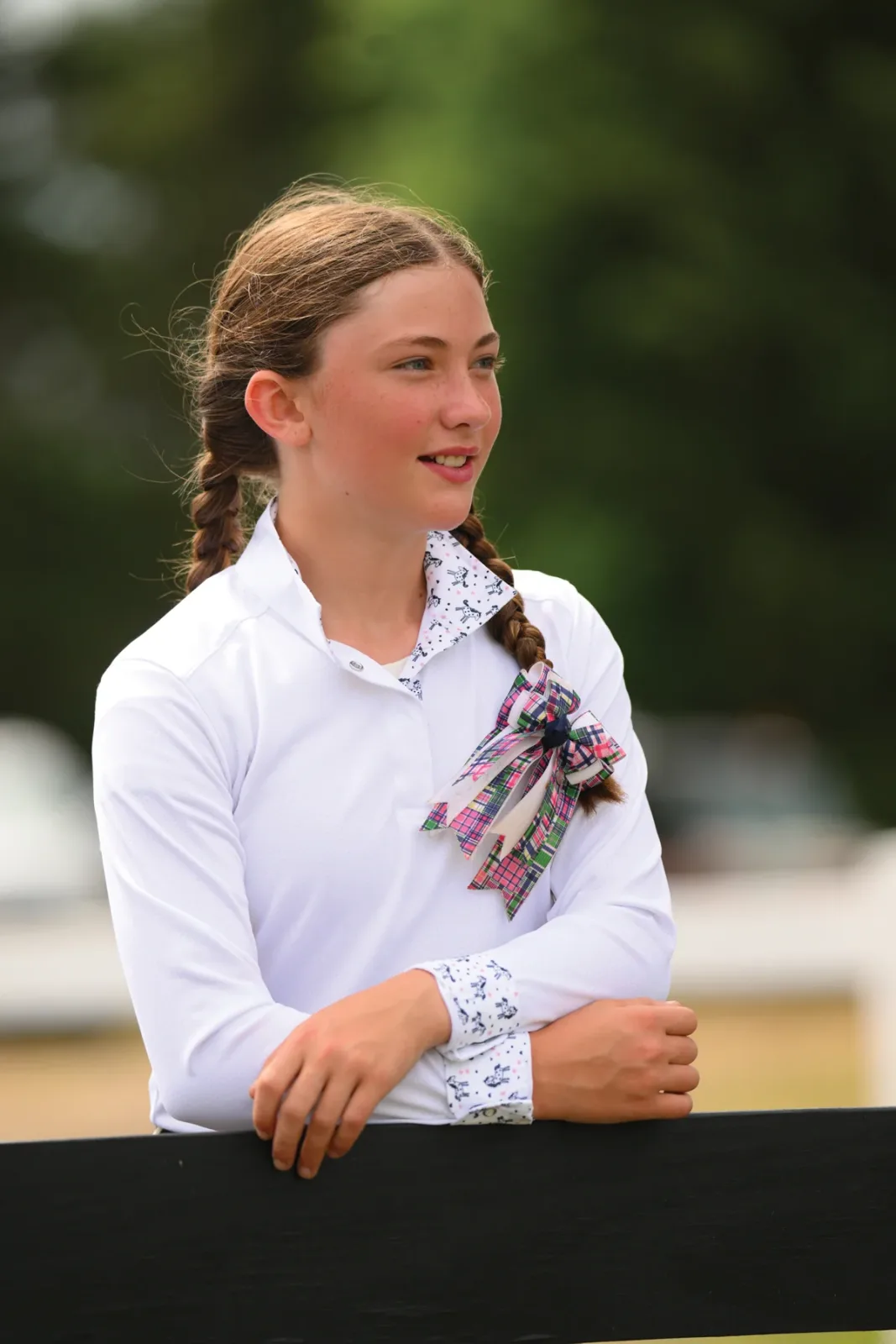Essex Classics Girls’ Talent Yarn Long-Sleeve Show Shirt - Image 2