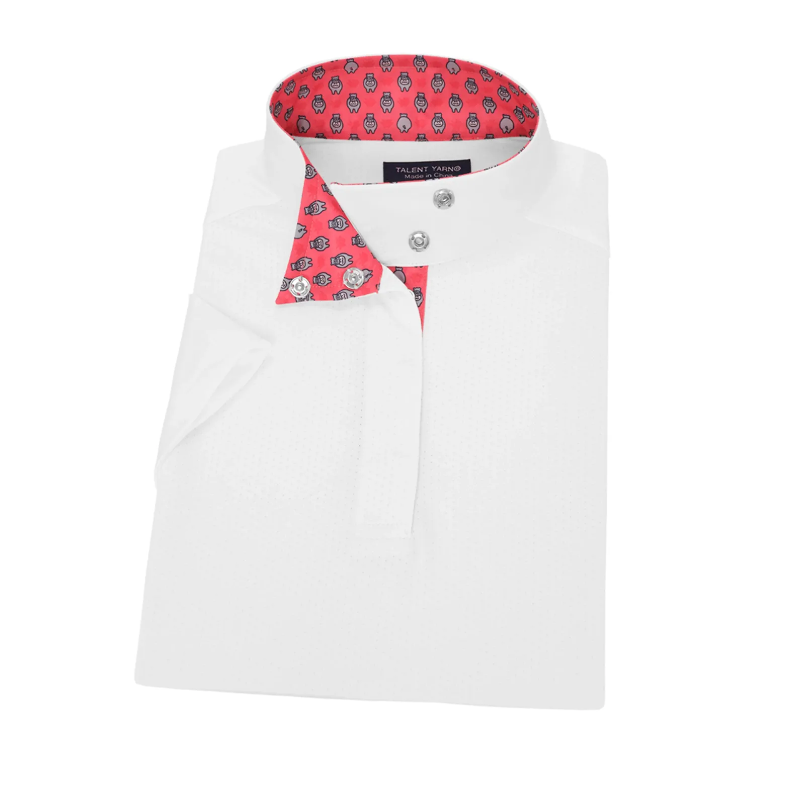 Essex Classics Girls’ Talent Yarn Short Sleeve Show Shirt - Image 2