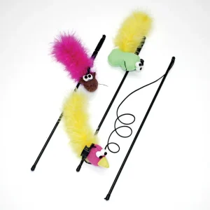 Ethical Pet Feather Boa Cat Toy with Wand & Catnip