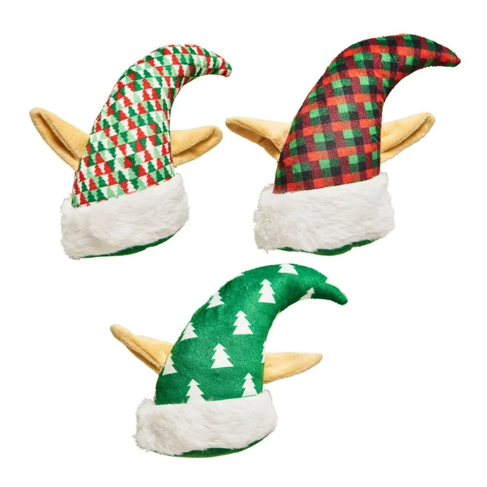 Ethical Pet Holiday Elf Hat Dog Toy