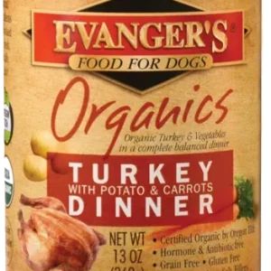Evangers 100% Organic Turkey with Potato And Carrots Canned Dog Food