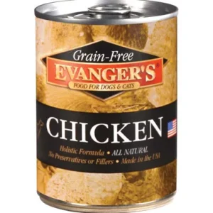 Evangers Grain-Free Chicken Canned Dog and Cat Food 12Ea/12.8 Oz, 12 Pk