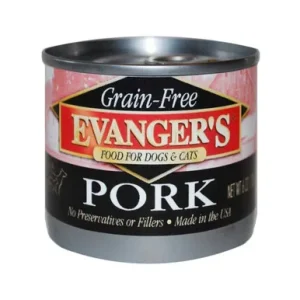 Evangers Grain-Free Pork Canned Dog and Cat Food 24Ea/6 Oz, 24 Pk