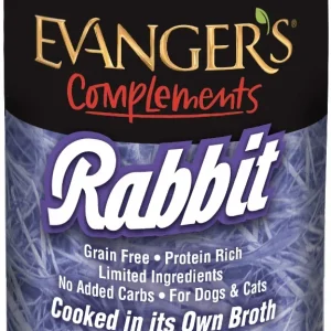 Evangers Grain Free Rabbit Canned Dog and Cat Food