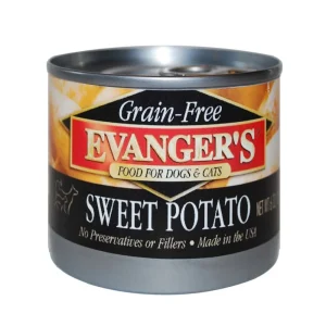 Evanger's Grain-Free Wet Dog & Cat Wet Dog Food Sweet Potato 6 oz 24 ct