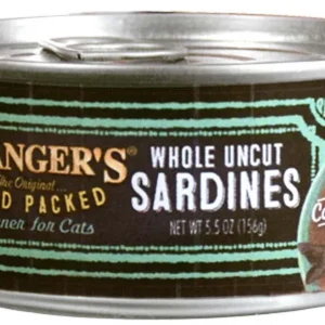 Evanger's Hand Packed Wet Cat Food Whole Uncut Sardines 5.5oz 24pk