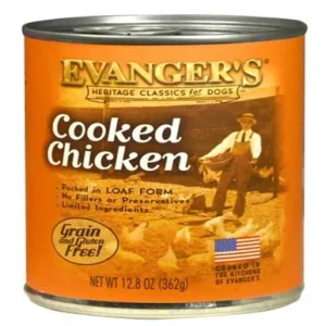 Evangers Heritage Classic Cooked Chicken Canned Dog Food 12Ea/12.8 Oz, 12 Pk