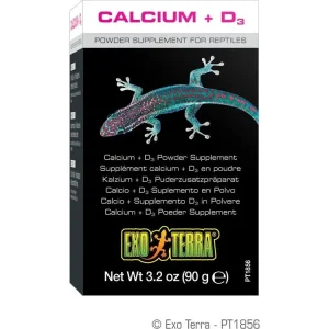 Exo Terra Calcium Powder + D3, 3.2oz